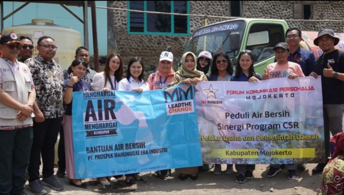 Sinergitas Dunia Usaha, FKP Turut Tangani Kekeringan Di Kabupaten Mojokerto