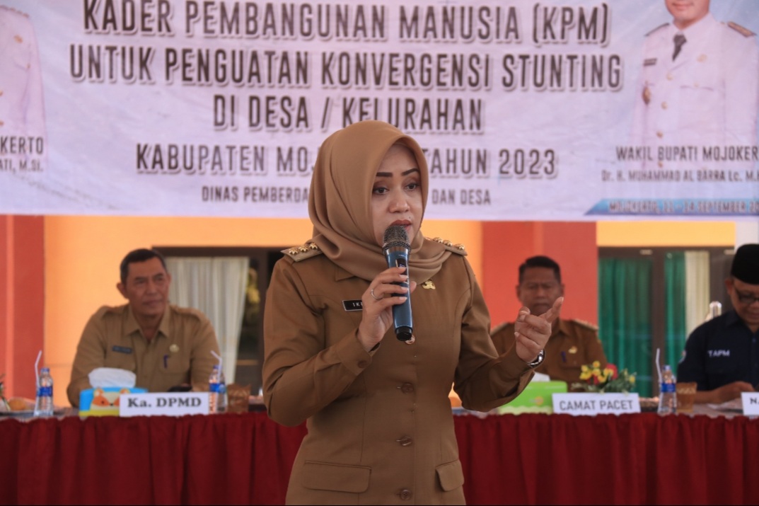 Upaya Turunkan Stunting, Pemkab Mojokerto Beri KPM Pembinaan Konvergensi Stunting