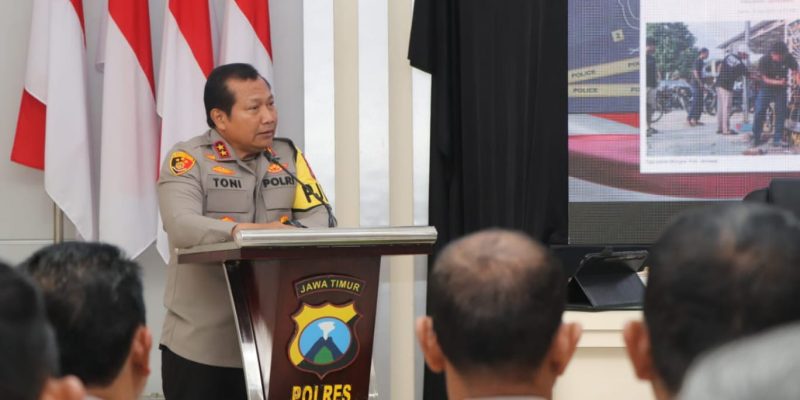 Kapolda Jatim Kunjungi Polres Trenggalek Bahas Kamtibmas Jelang Pemilu 2024 dan Karhutla.