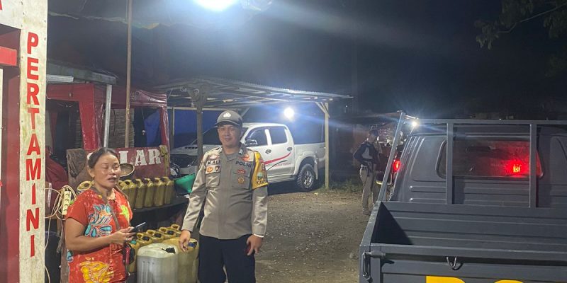 Polsek Rupit Polres Muratara Giat Patroli di Jalan Lintas Sumatera