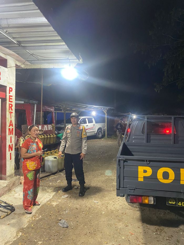 Polsek Rupit Polres Muratara Giat Patroli di Jalan Lintas Sumatera