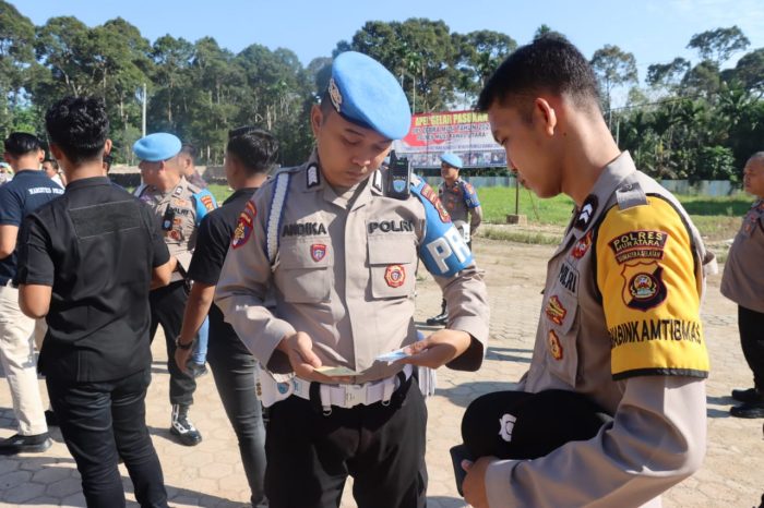 Subbidprovos Bidpropam Polda Sumsel Sidak Ke Polres Muratara