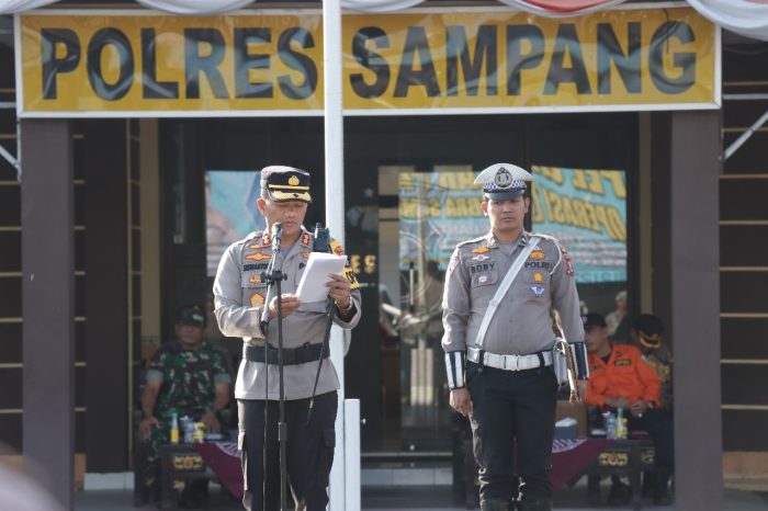 Minimalisir Kecelakaan Jelang Pemilu 2024, Polres Sampang Gelar Operasi Zebra Semeru 2023