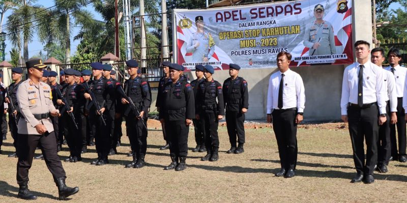 Dalam Rangka OPS Stop Karhutla Kapolres Kerahkan 50 Personil Satuan Batalyon Brimob B Pelopor
