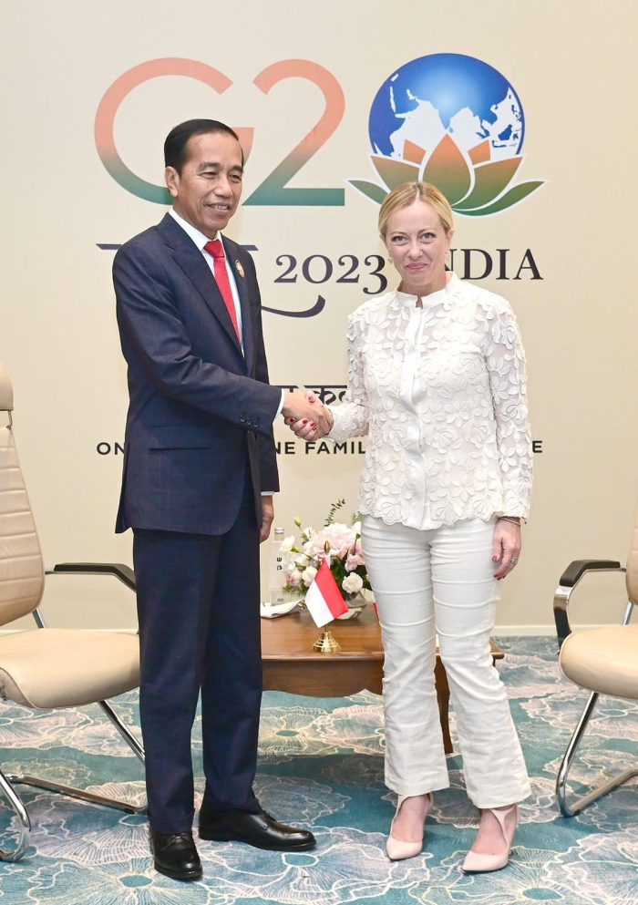 Presiden Jokowi dan PM Meloni Bahas Kerja Sama dan Investasi Indonesia-Italia