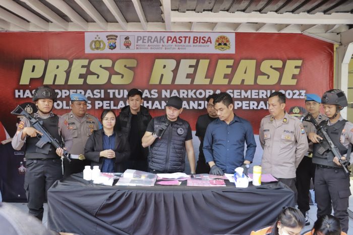 Ops Tumpas Semeru 2023,Polres Pelabuhan Tanjung Perak Berhasil Ungkap 13 Kasus Narkoba Dan Amankan 16 Tersangka