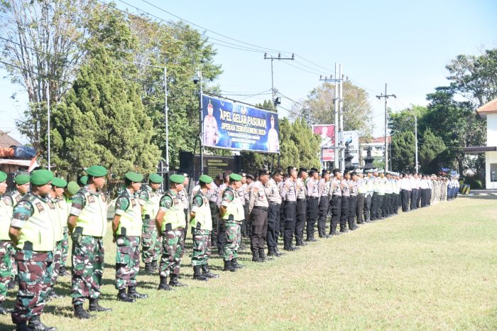 Polres Bondowoso Menggelar Apel Pasukan Operasi Zebra Semeru 2023