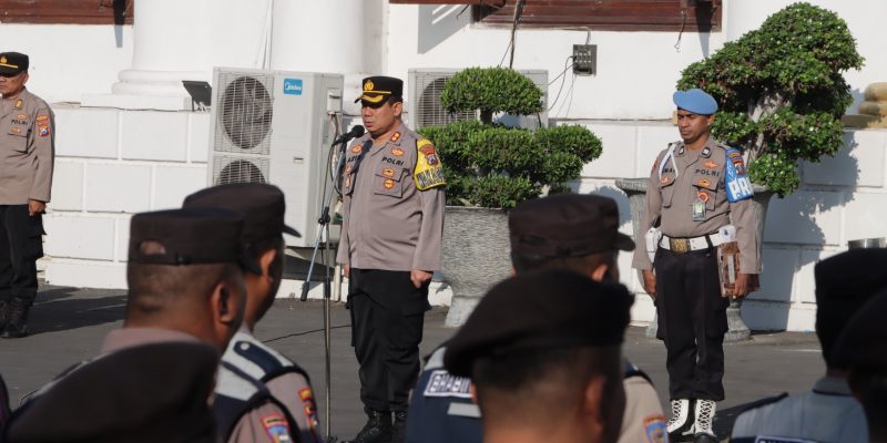 Polrestabes Surabaya Gelar Apel Serentak Bhabinkamtibmas Polsek Jajaran