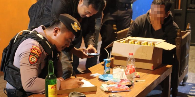 Razia Miras Sasar Sejumlah Kafe di Pantura Wiradesa Siwalan
