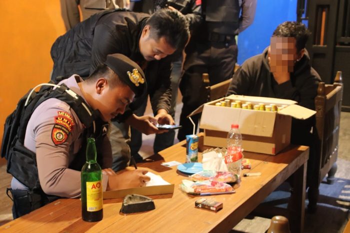 Razia Miras Sasar Sejumlah Kafe di Pantura Wiradesa Siwalan