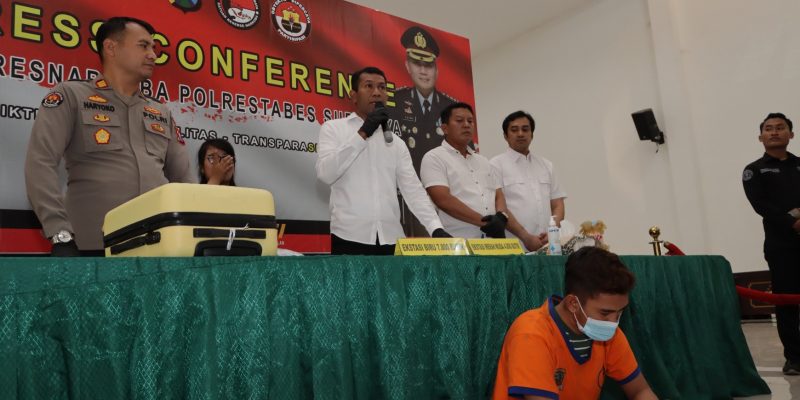 Polrestabes Surabaya Menangkap Seorang Kurir Narkoba Asal Tambak Wedi Surabaya