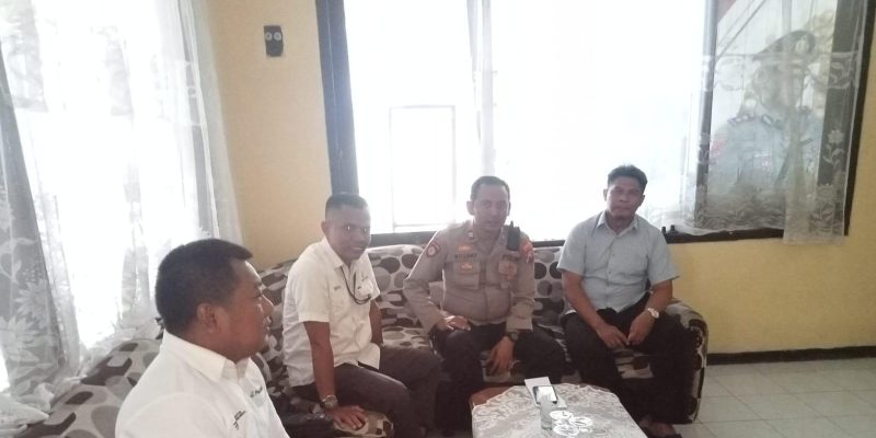 Pejabat Perhutani Berkoordinasi Dengan Aparat Kepolisian Sektor