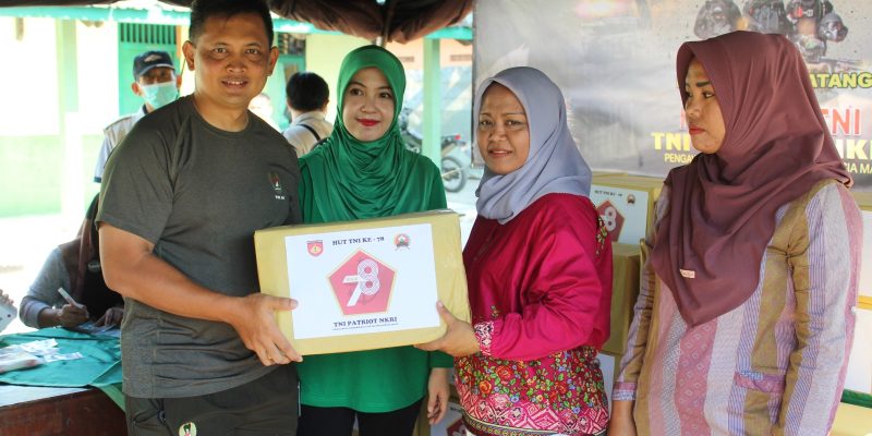 Sambut HUT TNI Ke-78, Kodim 0736/Batang Gelar Donor Darah Hingga Pengobatan Massal