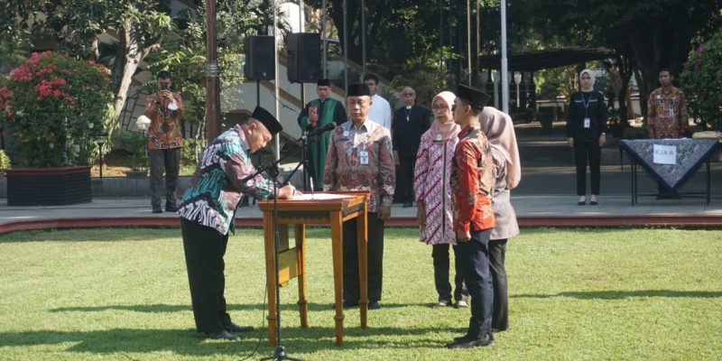 253 Orang ASN Tenaga Fungsional Kota Pekalongan di Lantik dan Ambil Sumpah