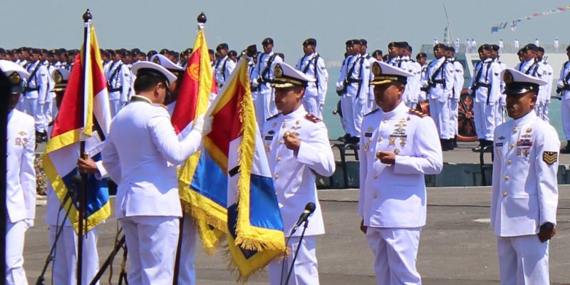 Lanudal Sabang Terima Penghargaan dan Bendera Pangkalan Teladan dari KASAL