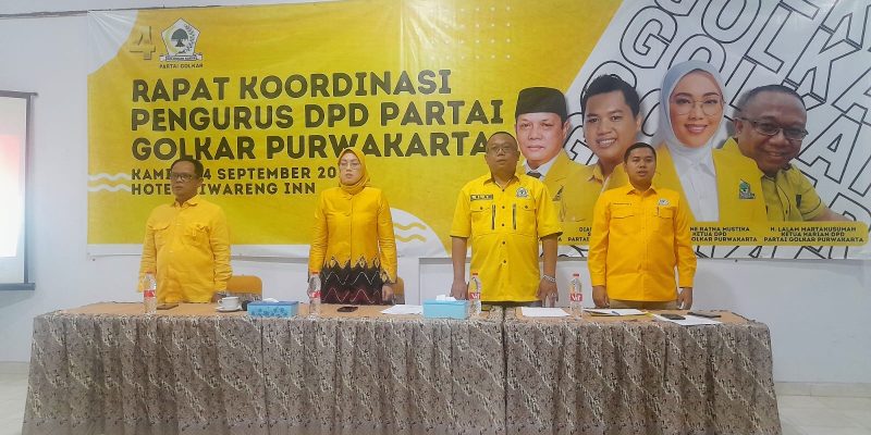 Rapat Koordinasi Jajaran Pengurus Dewan Pimpinan Daerah Partai Golongan Karya