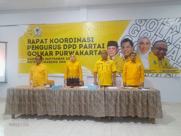 Rapat Koordinasi Jajaran Pengurus Dewan Pimpinan Daerah Partai Golongan Karya