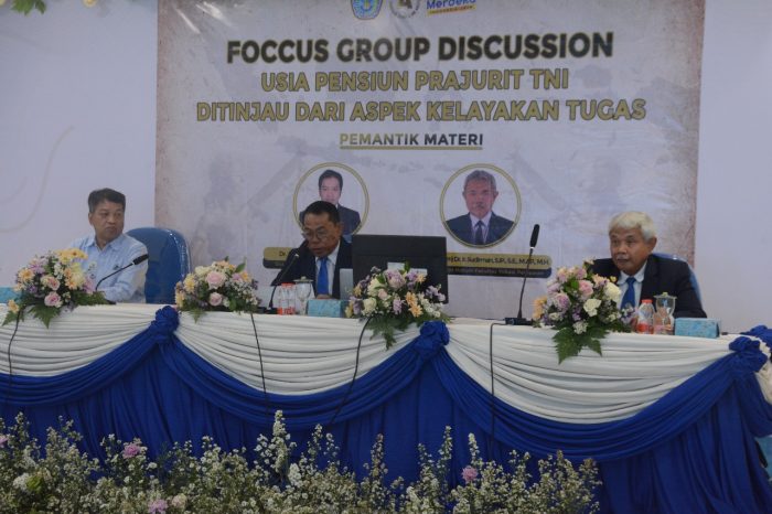 FGD FH UHT, Kaji Masa Pensiun Prajurit TNI