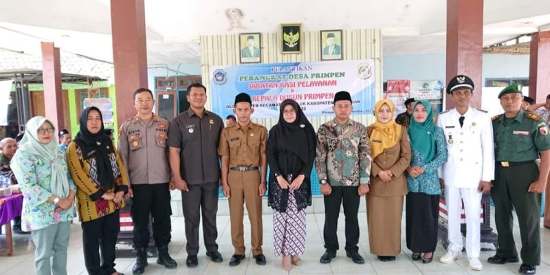 Kades Primpen Lantik Dua Perangkat Desa Baru