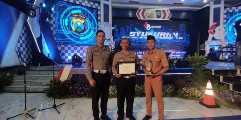 Satlantas Polres Blitar Raih Juara 1 Lomba “Kampung Tertib Lalulintas”