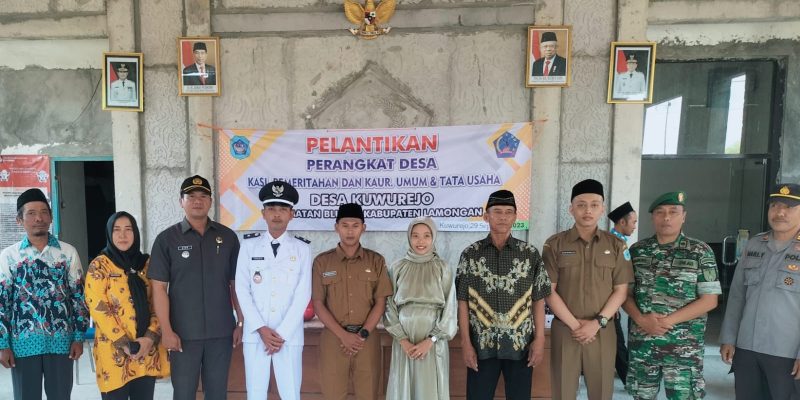 Kades Kuwurejo Lantik Dua Perangkat Desa Baru Minta Bekerja Sesuai Tupoksi