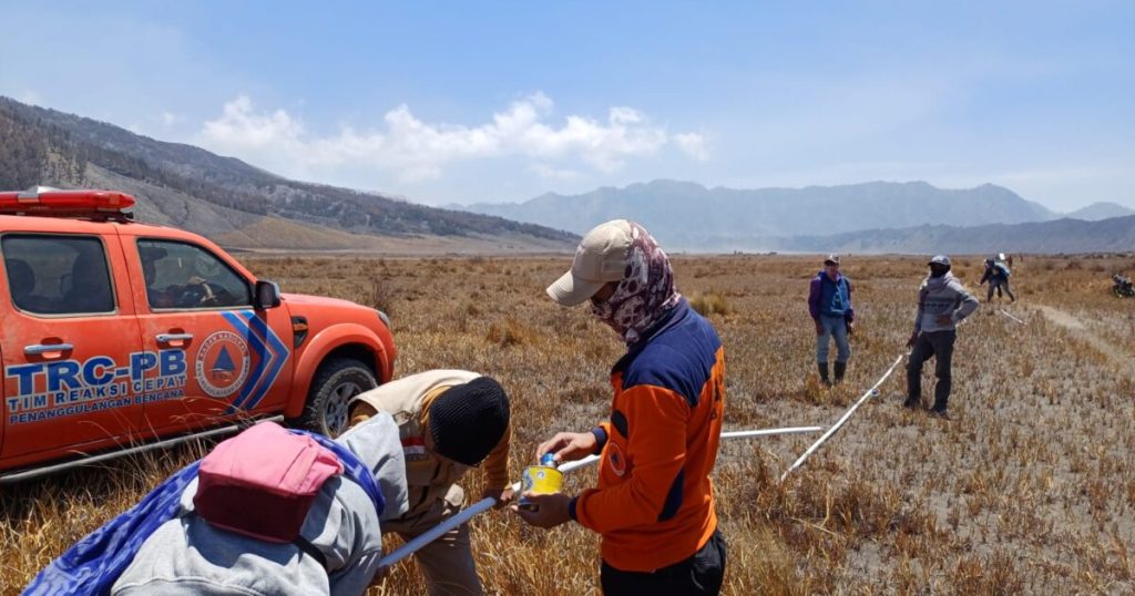 BPBD Lakukan Pendampingan Pemasangan Pipa Saluran Air Terdampak Karhutla