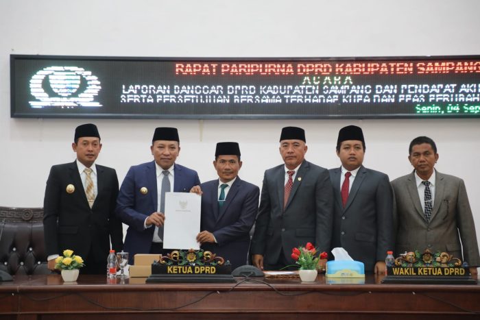 DPRD Sampang Gelar Rapat Paripurna Tentang Persetujuan Bersama Terhadap KUPA Dan PPAS Perubahan TA 2023