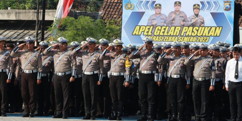 Polrestabes Surabaya Gelar Pasukan Dalam Rangka Operasi Zebra 2023, 4-17 September 2023