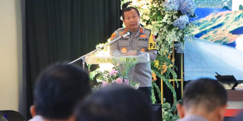 Kunjungi Polres Tuban, Kapolda Jatim Tegaskan Penertiban Tugu Perguruan Silat Jalan Terus