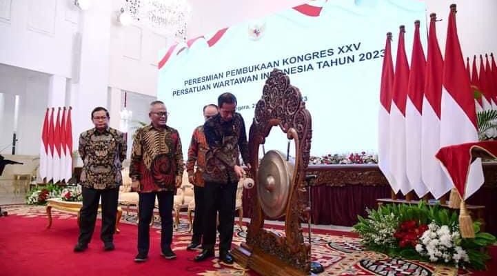 Buka Kongres XXV PWI, Presiden Ajak Insan Pers Pegang Teguh Kode Etik Jurnalistik