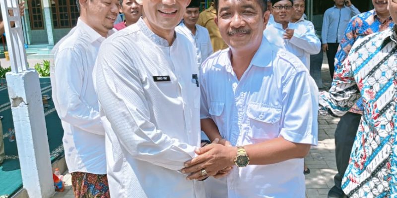 Kunjungan Mentri Pariwisata Dan Ekonomi Kreatif Sandiaga Salahudin Uno Dipondok Pesantren Al-Wadah Lasem.