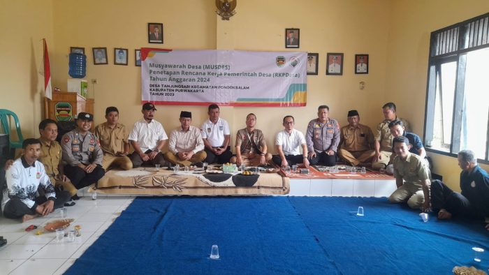 MUSDES Penetapan Rencana Kerja Pemerintah Desa Tanjungsari Tahun Anggaran 2024.