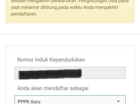 Pasrah, Pelamar Guru SD Jalur PPPK Umum Tidak Bisa Mendaftar