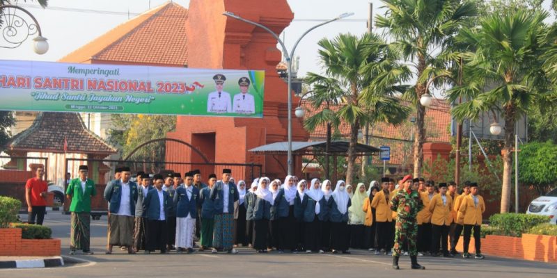 Peringatan Hari Santri 2023, Bupati Ikfina Ajak Santri Berkontribusi Positif Untuk Negeri