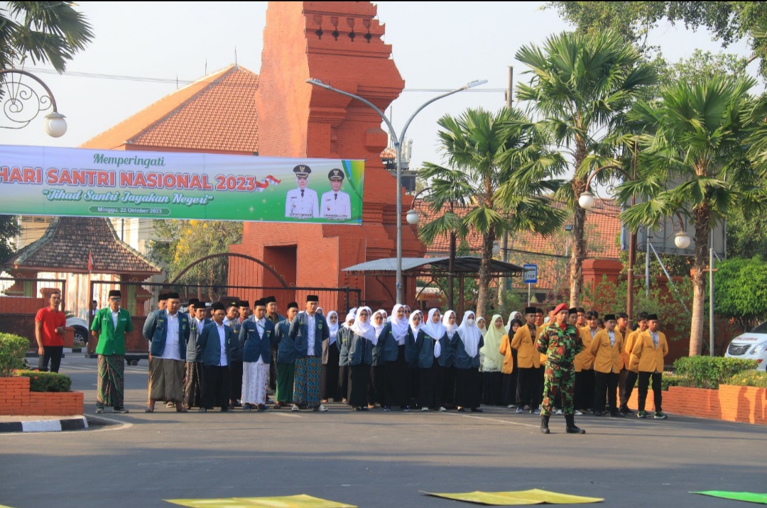 Peringatan Hari Santri 2023, Bupati Ikfina Ajak Santri Berkontribusi Positif Untuk Negeri