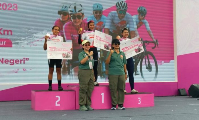 Polresta Malang Kota Sabet Dua Medali Pada Tour of Kemala 2023 di Banyuwangi.