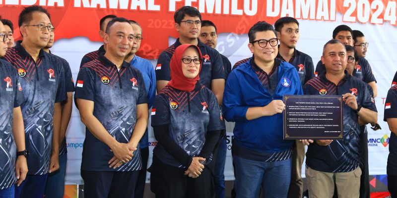 Polri, Dewan Pers, dan Pimpinan Media Deklarasi Pemilu Damai 2024