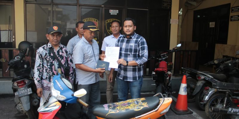 Ditemukan Berkat Aplikasi ILMU Semeru, Polres Nganjuk Serahkan Motor kepada Pemilik