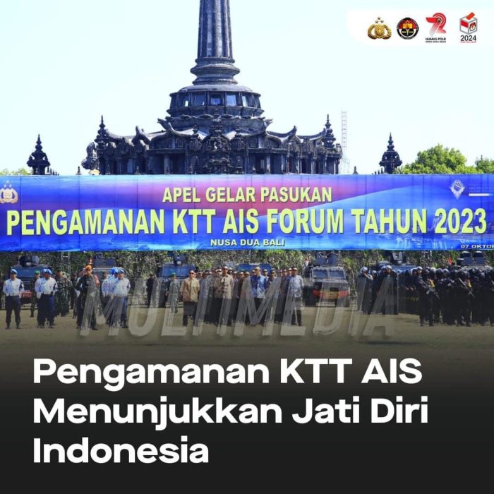 Pengamanan KTT AIS Menunjukkan Jati Diri Indonesia