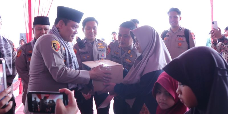 Bahagianya Warga Ciamis Dapat Bantuan Sumur Bor dan Paket Sembako Dari Operasi NCS Polri