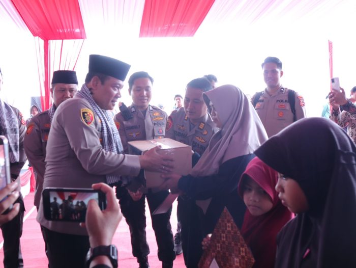 Bahagianya Warga Ciamis Dapat Bantuan Sumur Bor dan Paket Sembako Dari Operasi NCS Polri