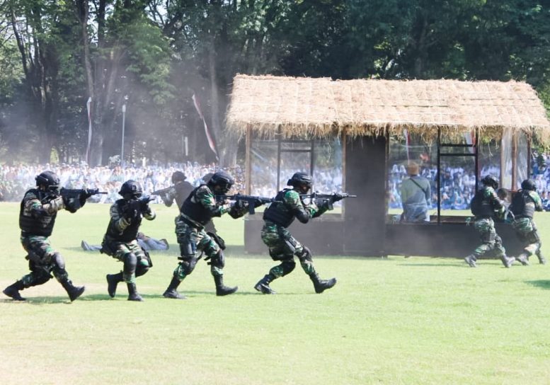 HUT ke- 78 TNI di Bojonegoro, diwarnai Drama Penyelamatan Sandera