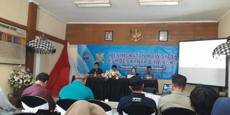 BUMDES Karya Binangkit Lakukan Peningkatan Kapasitas Keuangan
