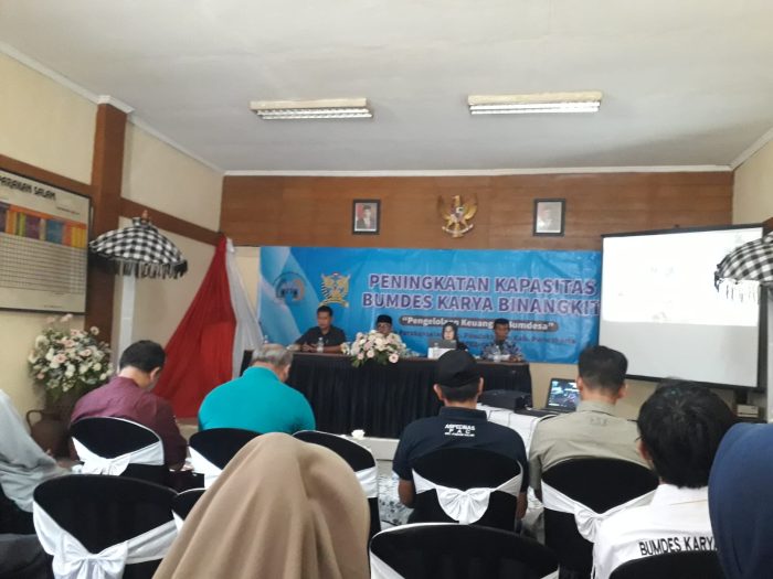 BUMDES Karya Binangkit Lakukan Peningkatan Kapasitas Keuangan