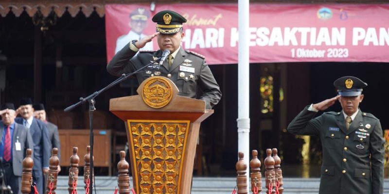 Danrem Wijayakusuma Irup Hari Kesaktian Pancasila Tingkat Pemkab Banyumas