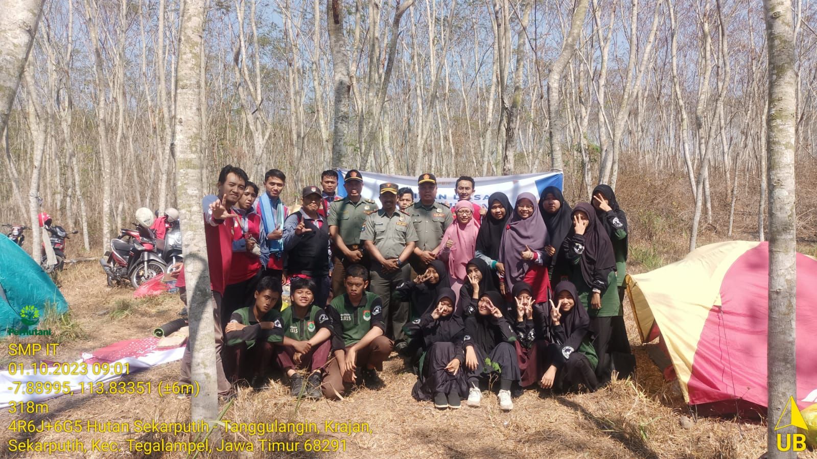 Team Penggalang Belajar Mengenal Fungsi Manfaat Hutan