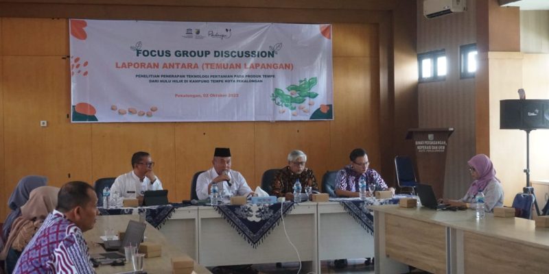 Kuatkan Branding Potensi Kampung Tempe, Pemkot Pekalongan Gandeng UGM Gelar FGD
