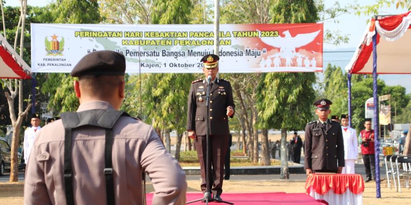 Kapolres Pekalongan Pimpin Upacara Peringatan Hari Kesaktian Pancasila