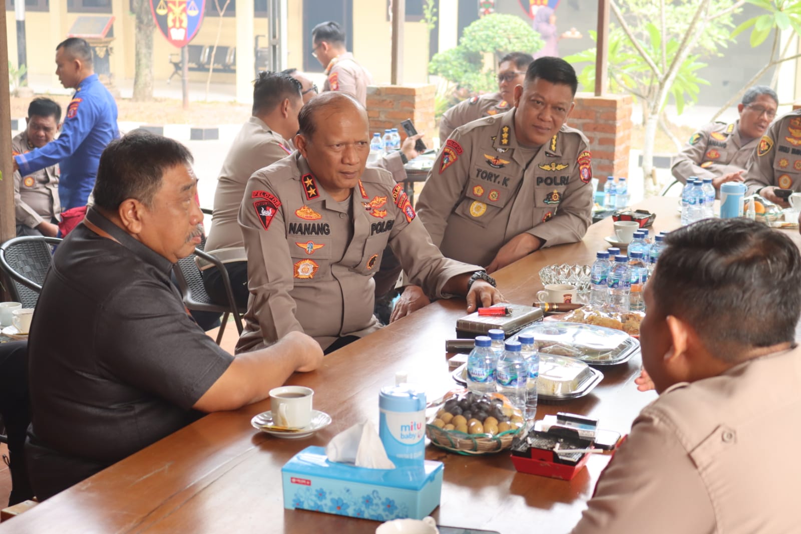 Kapolda Terima Kunjungan Kepala Pengadilan Tinggi Kalteng di Mapolda