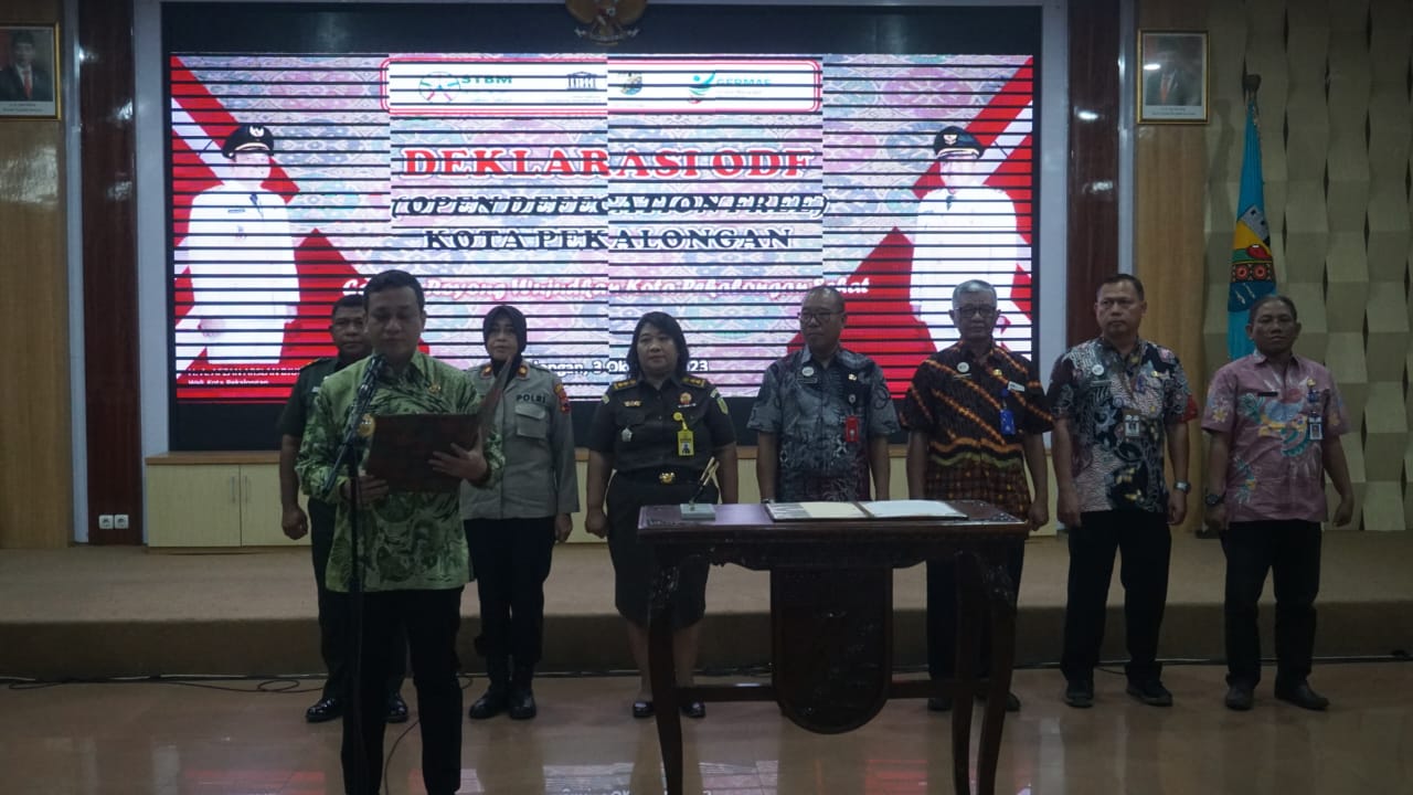 Dorong Perilaku Hidup Bersih, Pemkot Pekalongan Deklarasikan 100% ODF